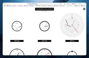 AI World Clocks