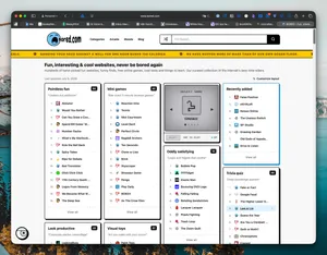BORED - Fun, interesting & cool websites to explore when bored