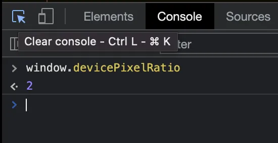 Mac window device pixel ratio