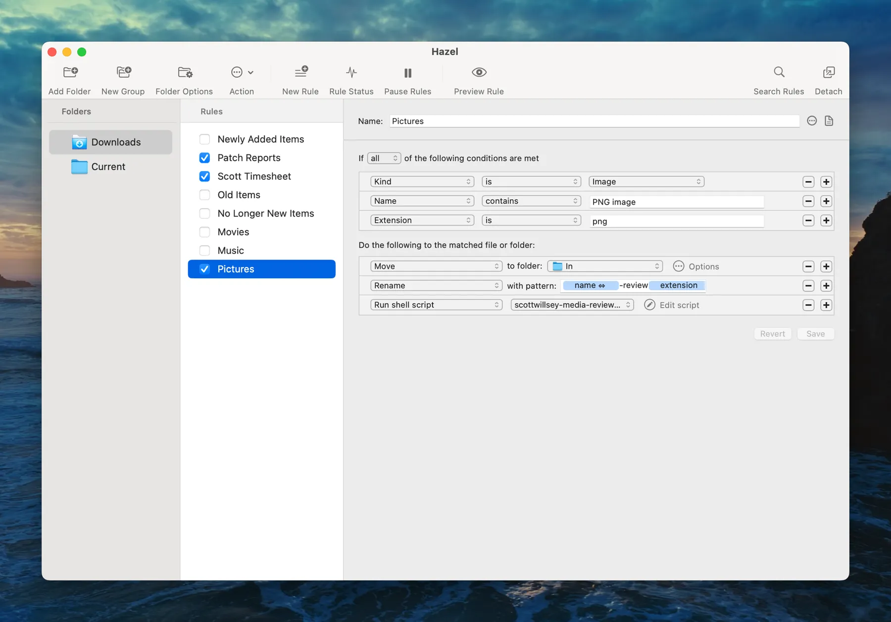 HazelPicturesWorkflow