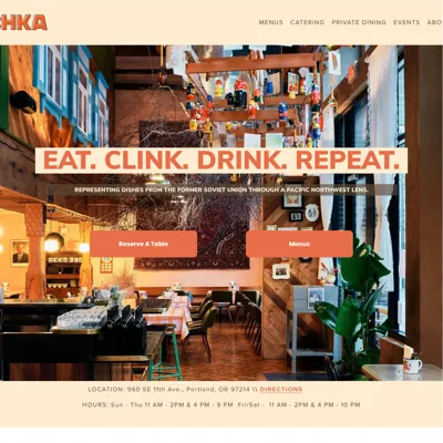 KACHKA  - EAT. CLINK. DRINK. REPEAT.