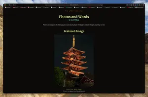 Photos and Words