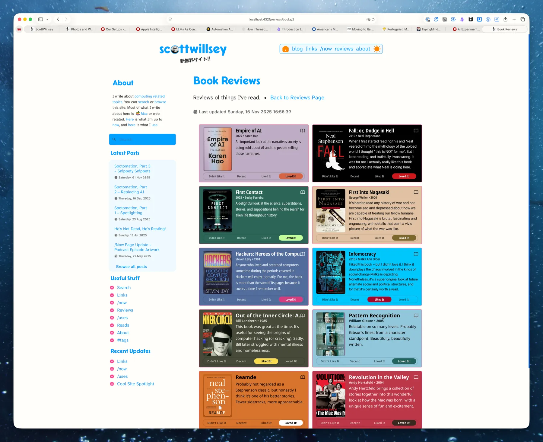 Redesigned Book Reviews