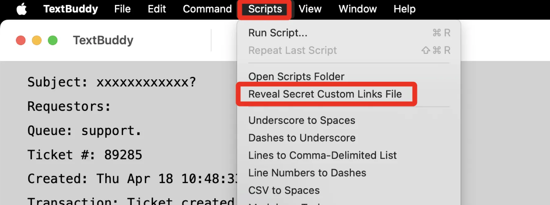 CustomLinksFileMenuOption