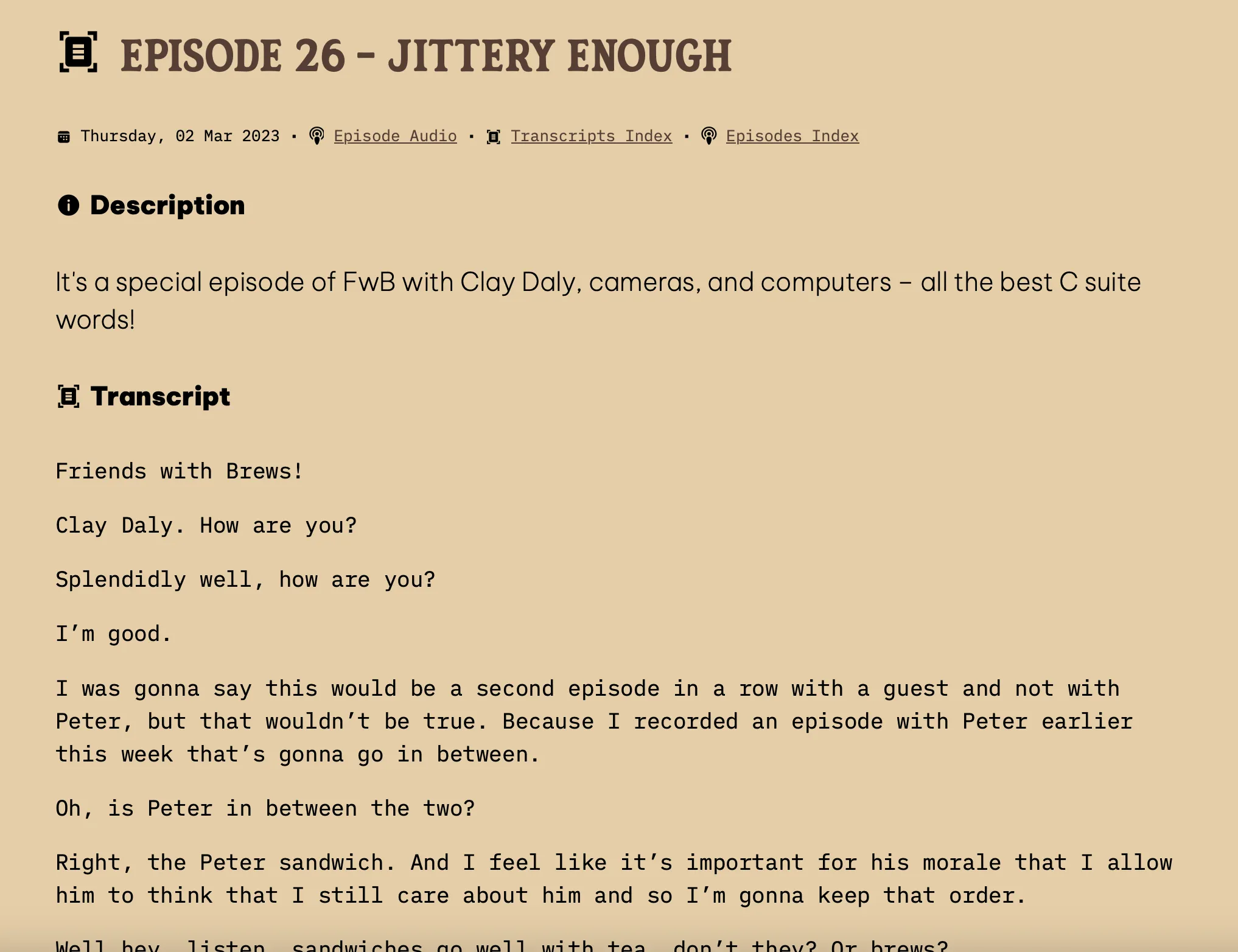 Episode 26 transcript
