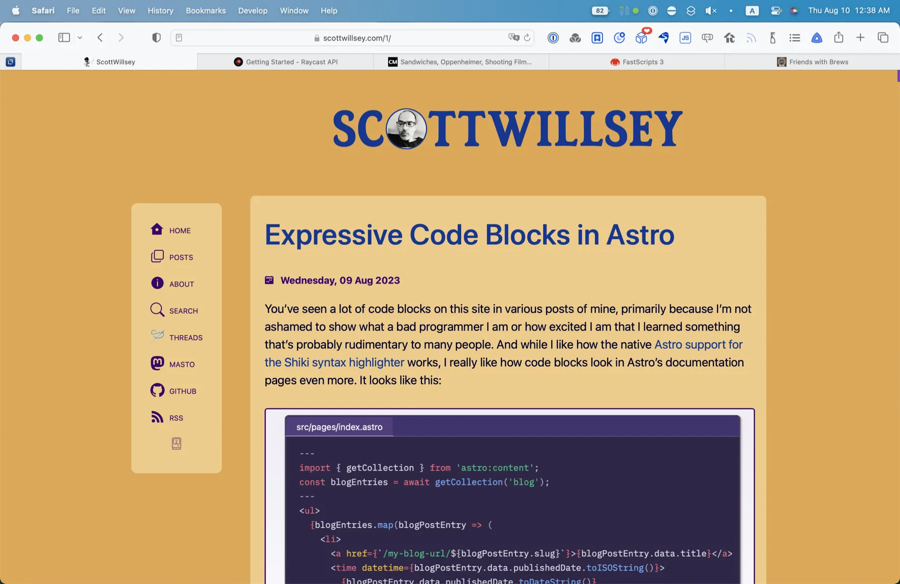 Scott's Hypercritical Yellow Theme