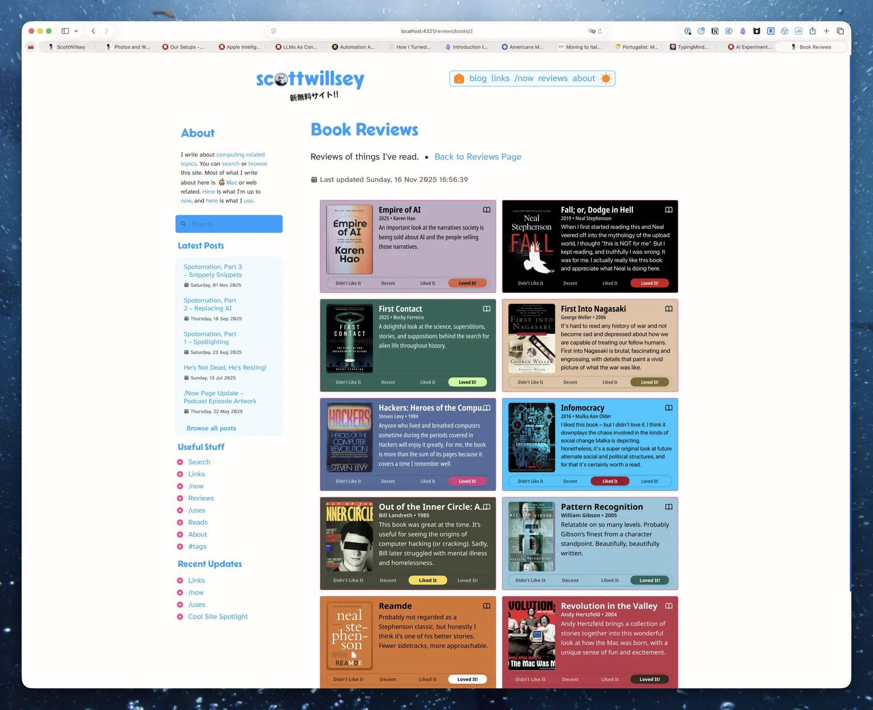 Redesigned Book Reviews