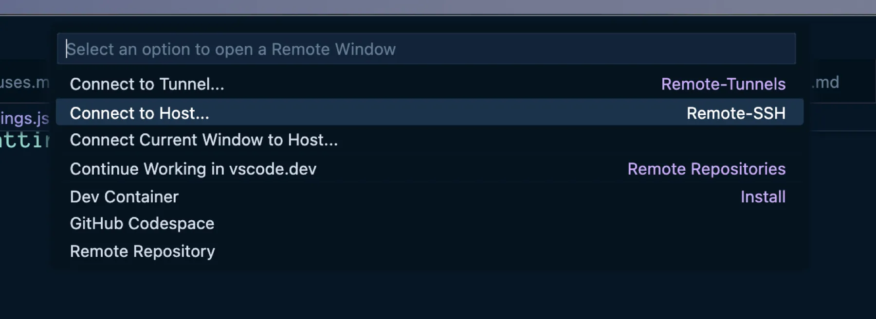 Vscode SSH connections